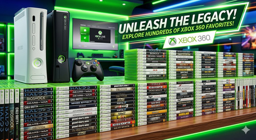 Microsoft xbox 360 - 360, with